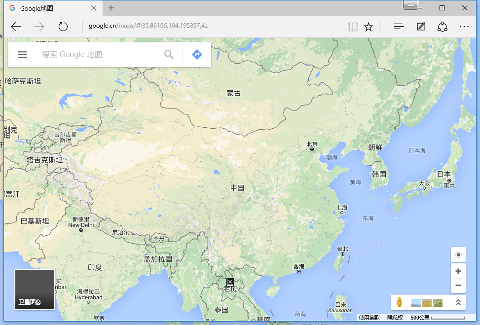 Google Maps截图